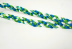 Guinzaglio per amici a 4 zampe taglia medio/grande - verde, azzurro e bianco