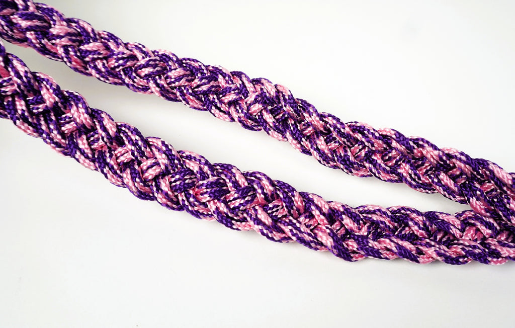 Guinzaglio per amici a 4 zampe taglia medio/grande - rosa e viola variegato