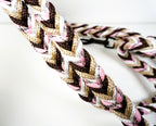 Guinzaglio per amici a 4 zampe taglia medio/grande - rosa, bianco, beige e marrone