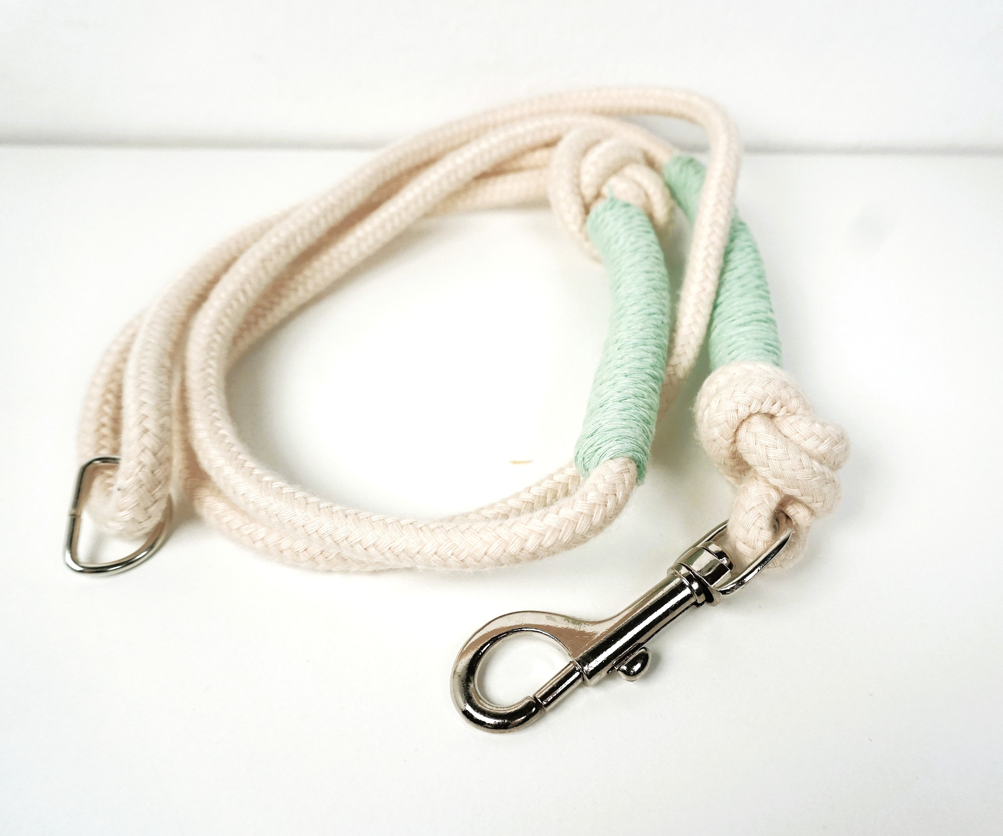 Guinzaglio per amici a 4 zampe taglia medio/grande - corda e verde