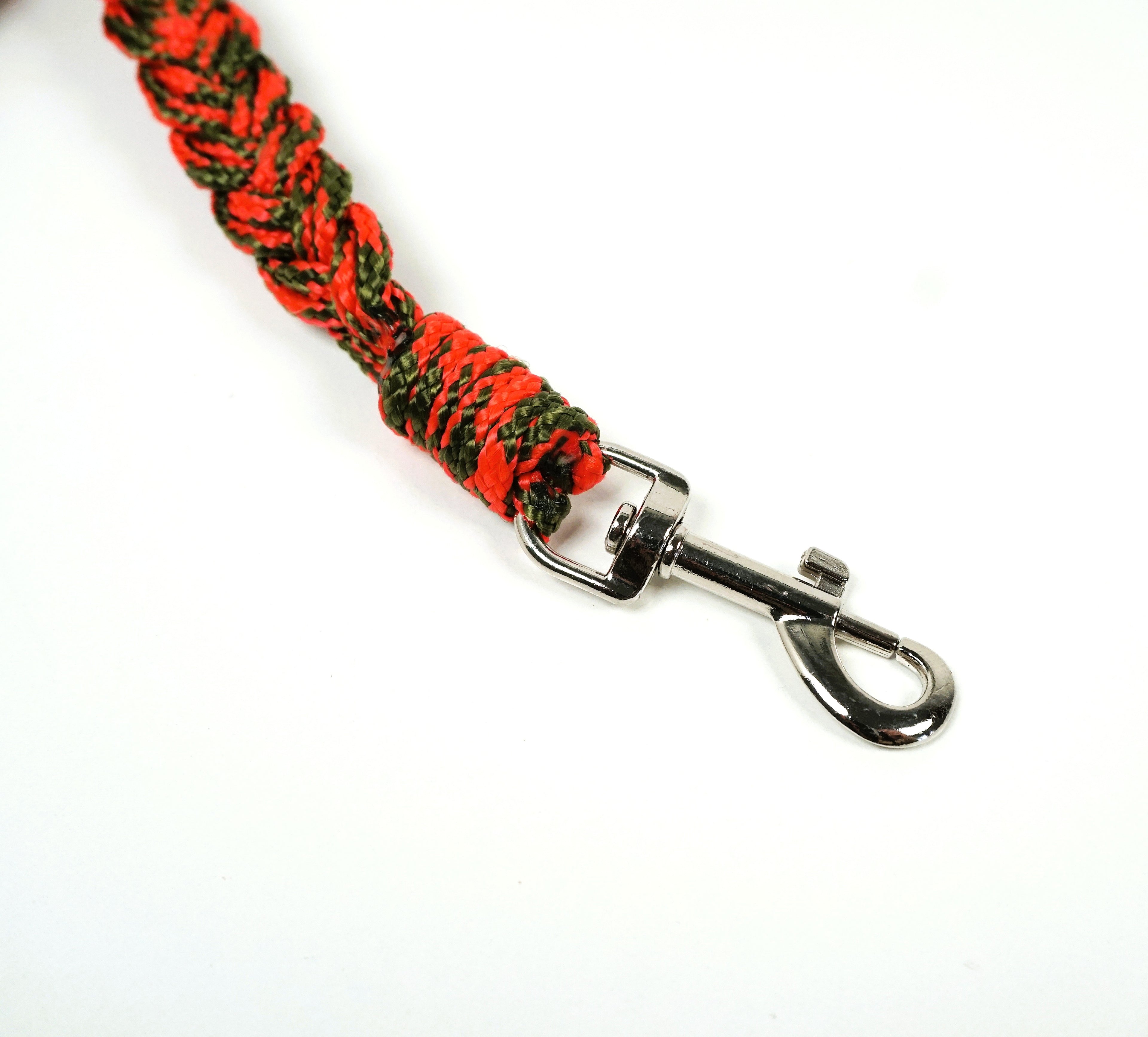 Guinzaglio per amici a 4 zampe taglia medio/piccola - rosso e verde