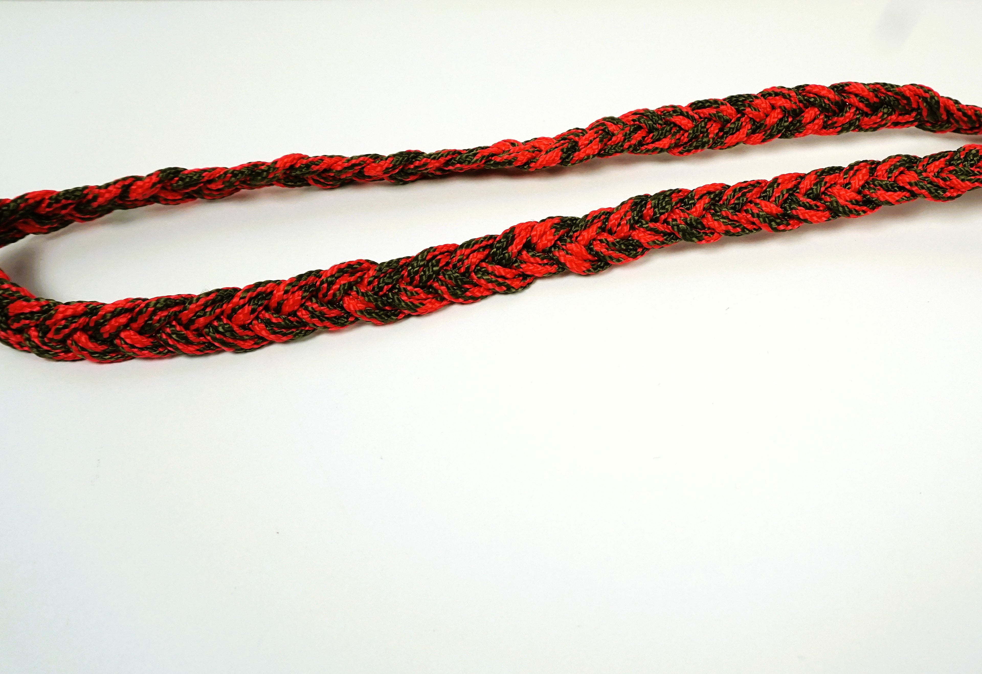 Guinzaglio per amici a 4 zampe taglia medio/piccola - rosso e verde