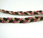 Guinzaglio per amici a 4 zampe taglia medio/piccola - rosa, rosso, beige e verde militare