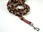 Guinzaglio per amici a 4 zampe taglia medio/piccola - rosa, rosso, beige e verde militare