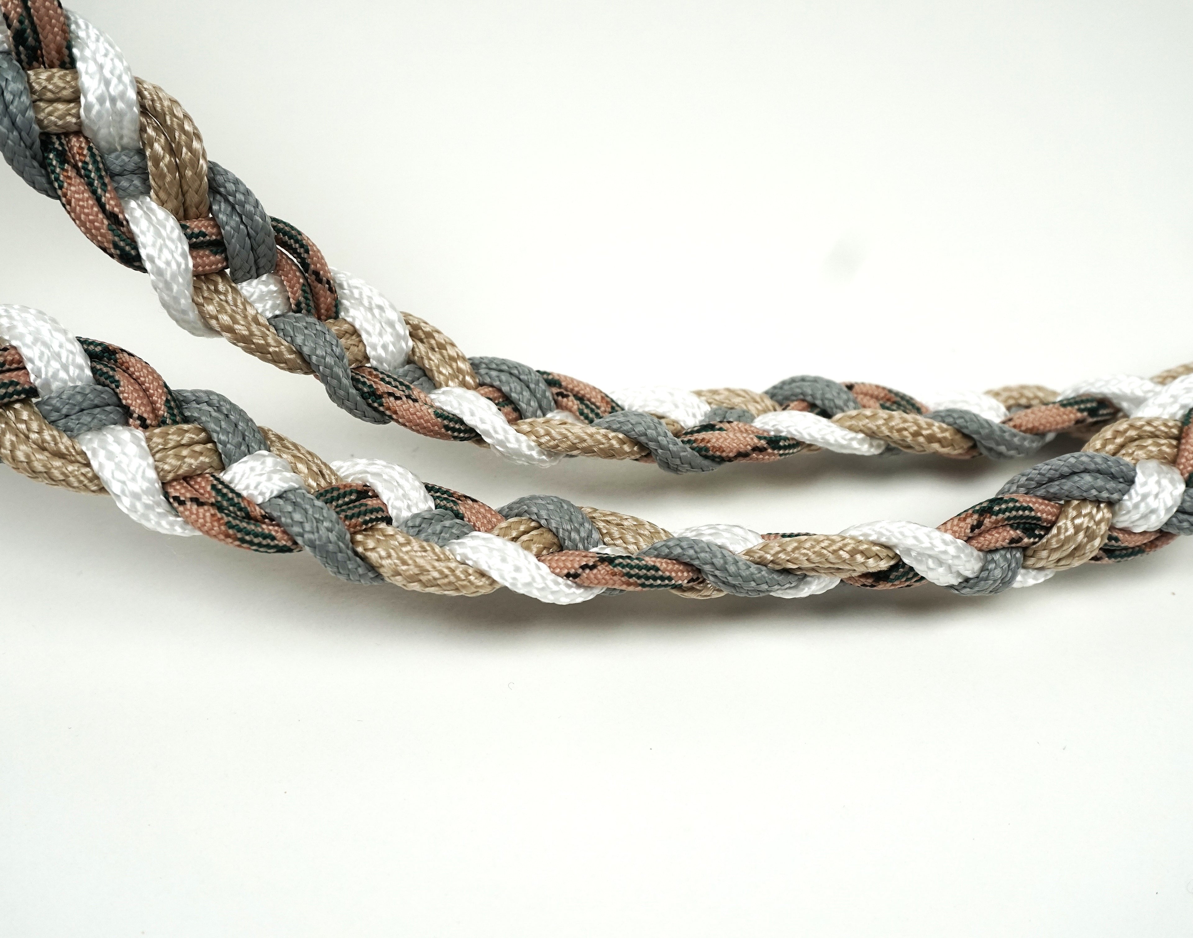 Guinzaglio per amici a 4 zampe taglia medio/grande- beige, bianco, grigio e salmone