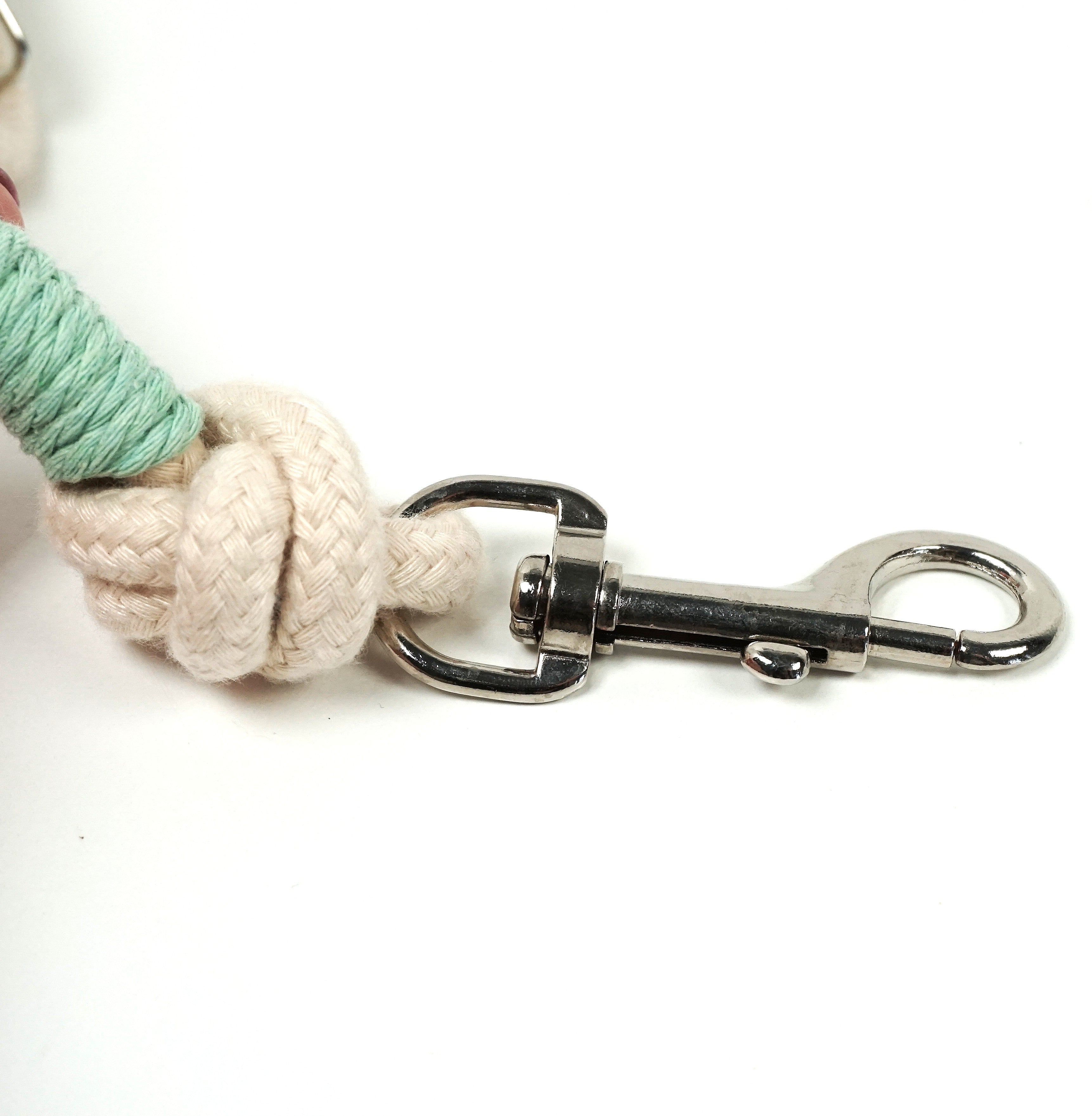 Guinzaglio per amici a 4 zampe taglia medio/grande - corda e verde