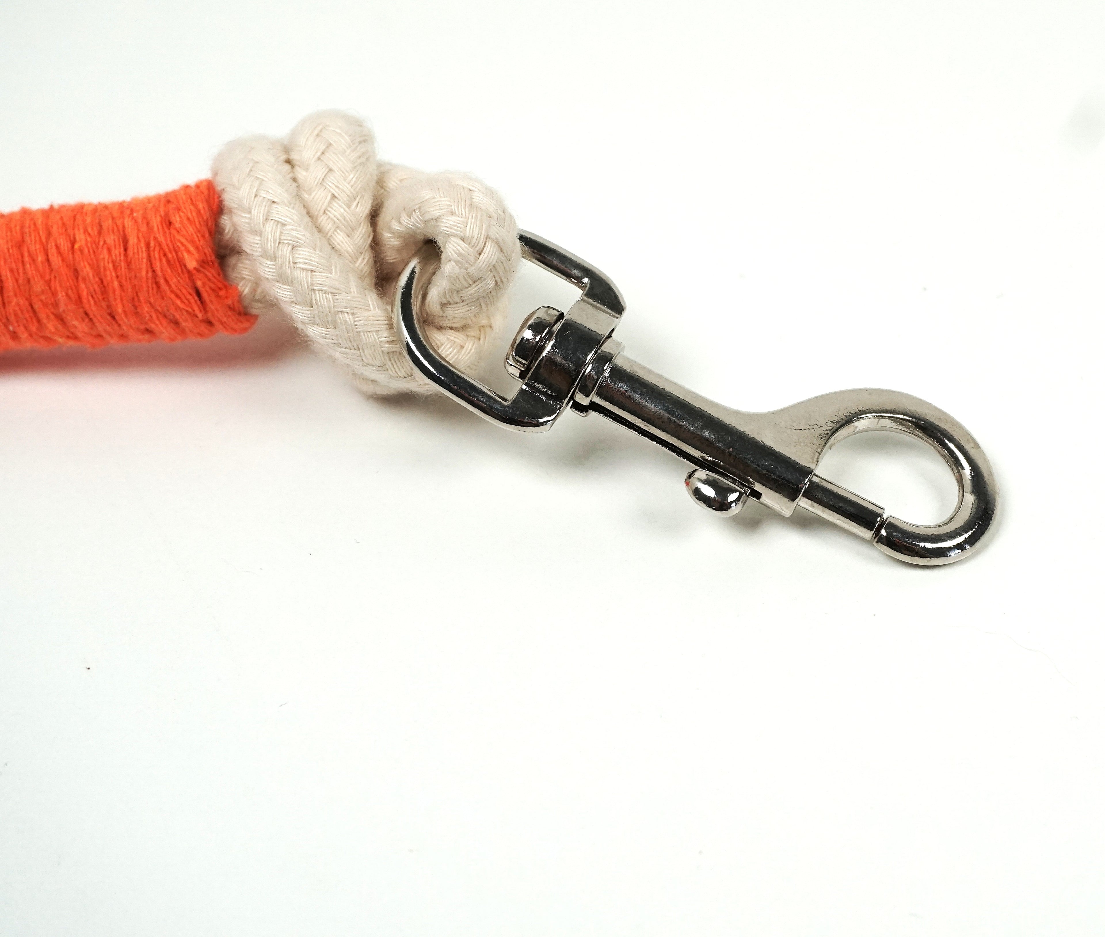 Guinzaglio per amici a 4 zampe taglia medio/grande - corda e arancione