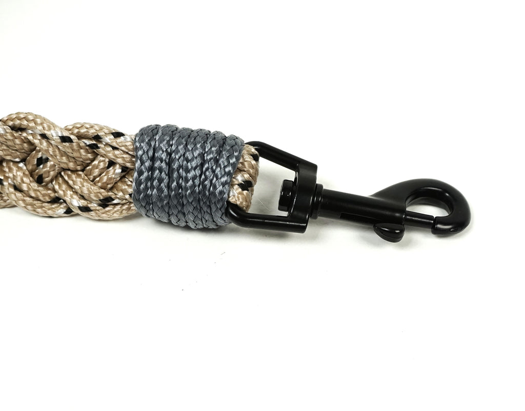 Guinzaglio per amici a 4 zampe taglia medio/grande - beige e nero variegato