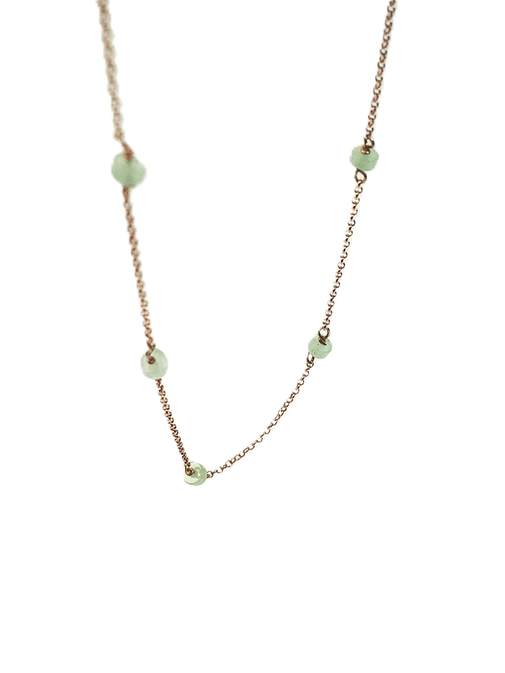 Collana Alternata - avventurina rondelle