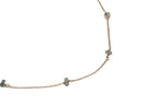Collana Alternata - labradorite rondelle