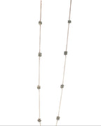 Collana Alternata - labradorite rondelle multi