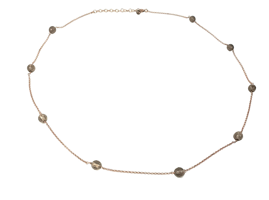 Collana Alternata - quarzo fumè
