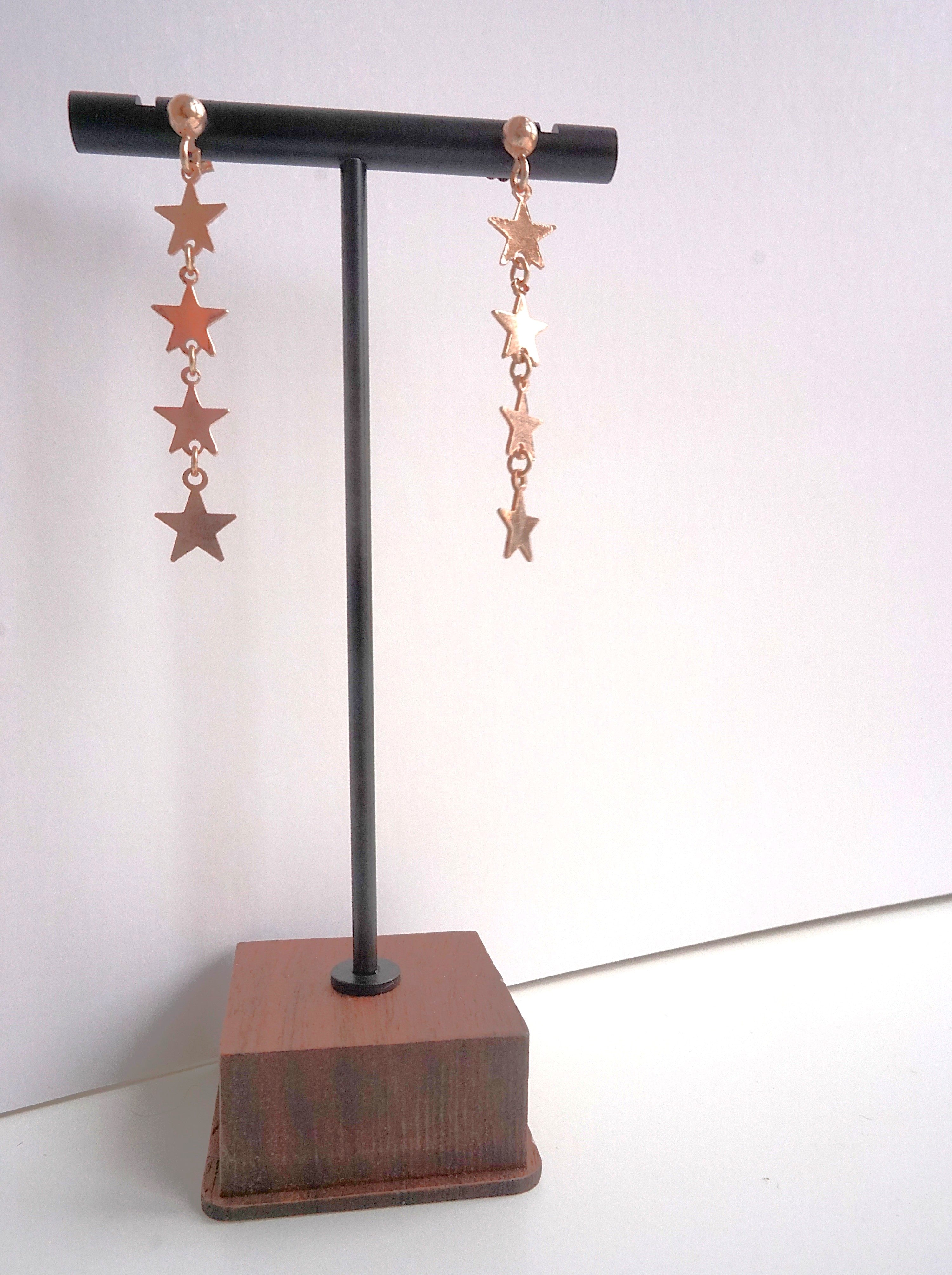 Orecchini Pendenti con Stelle