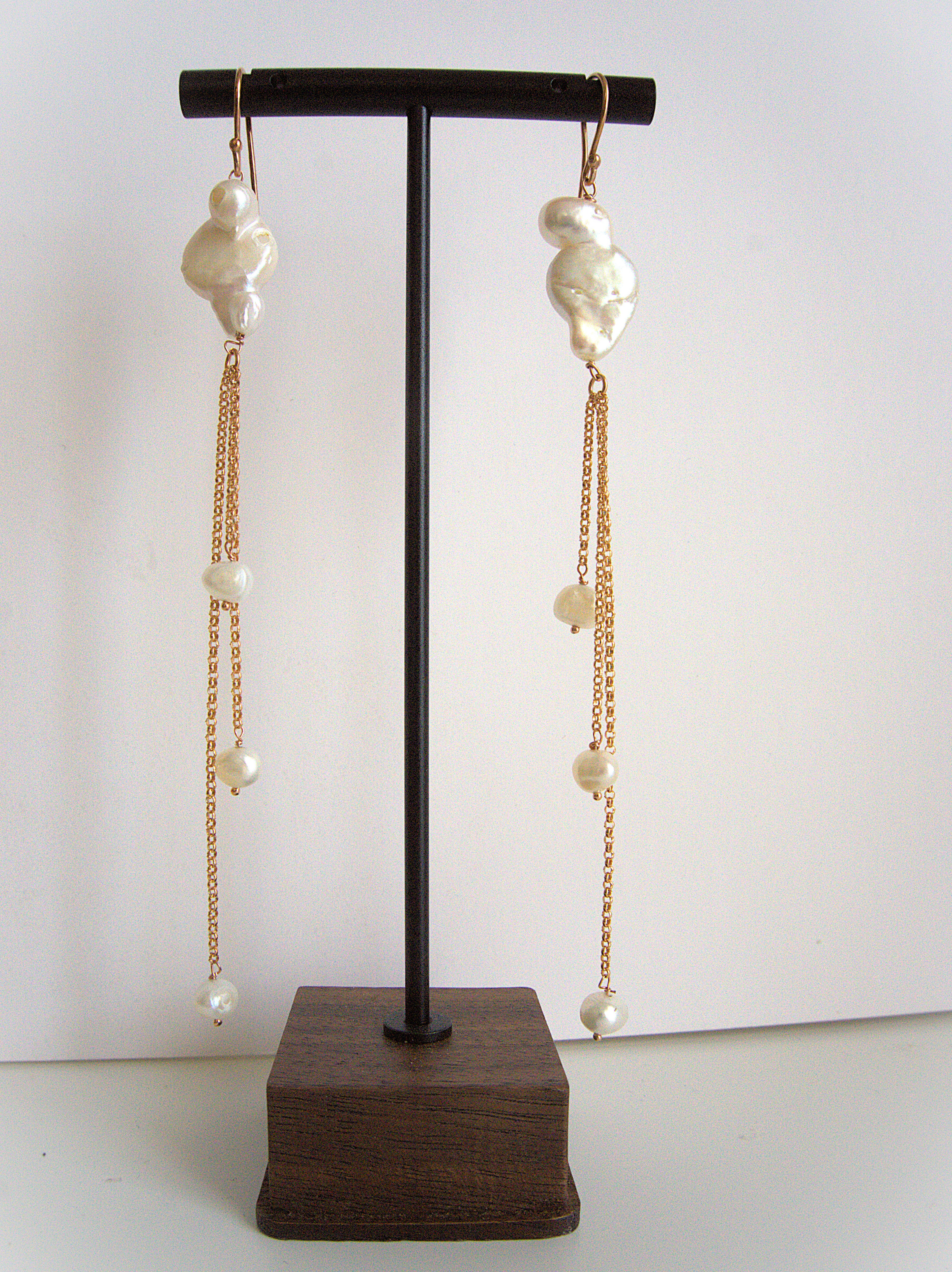 Orecchini Cascata di perle