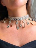 Collana Gocce pendenti - oro rosa