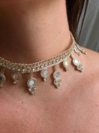 Collana Frange tonde - oro rosa