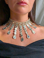 Collana Cascata di Luce - oro chiaro