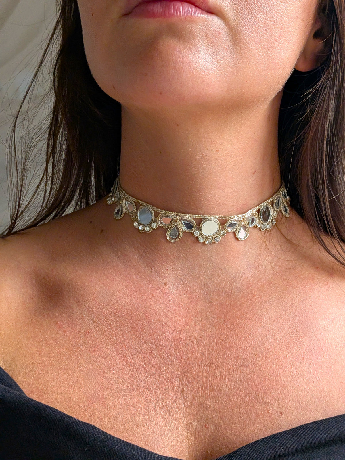 Collana Fiori di Campo - oro chiaro