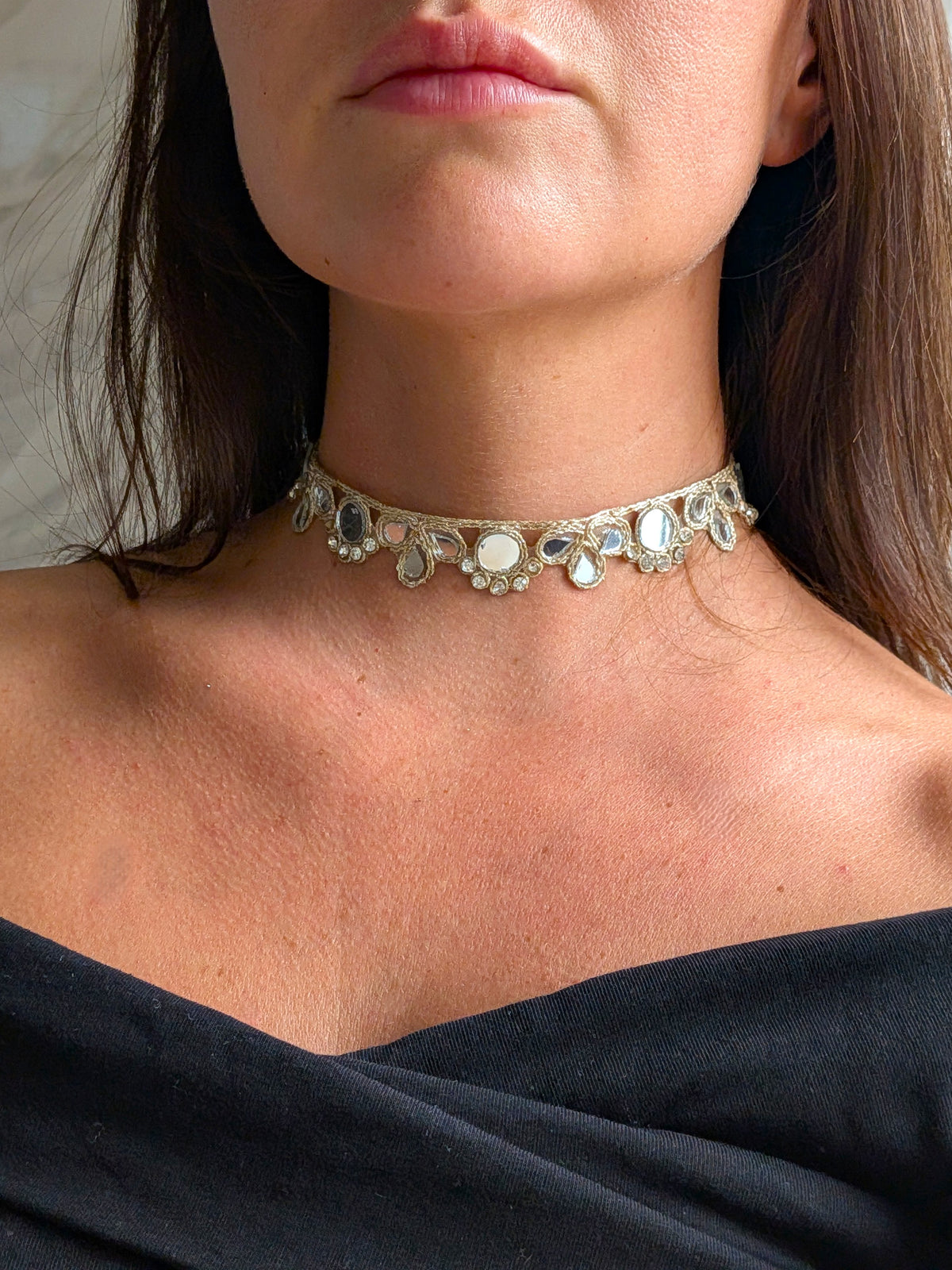 Collana Fiori di Campo - oro chiaro