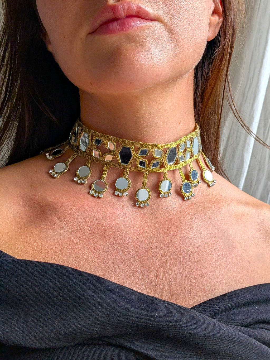 Collana Ciondolini Tondi Pendenti - Oro