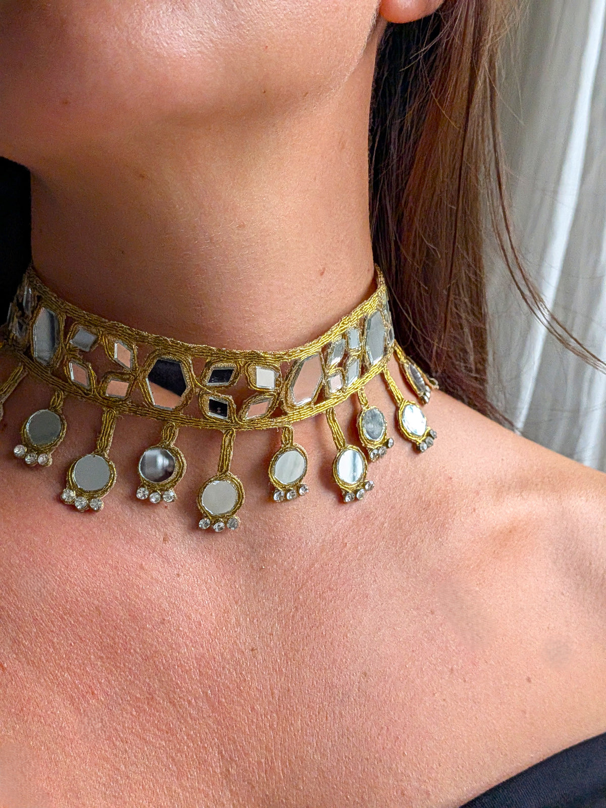 Collana Ciondolini Tondi Pendenti - Oro