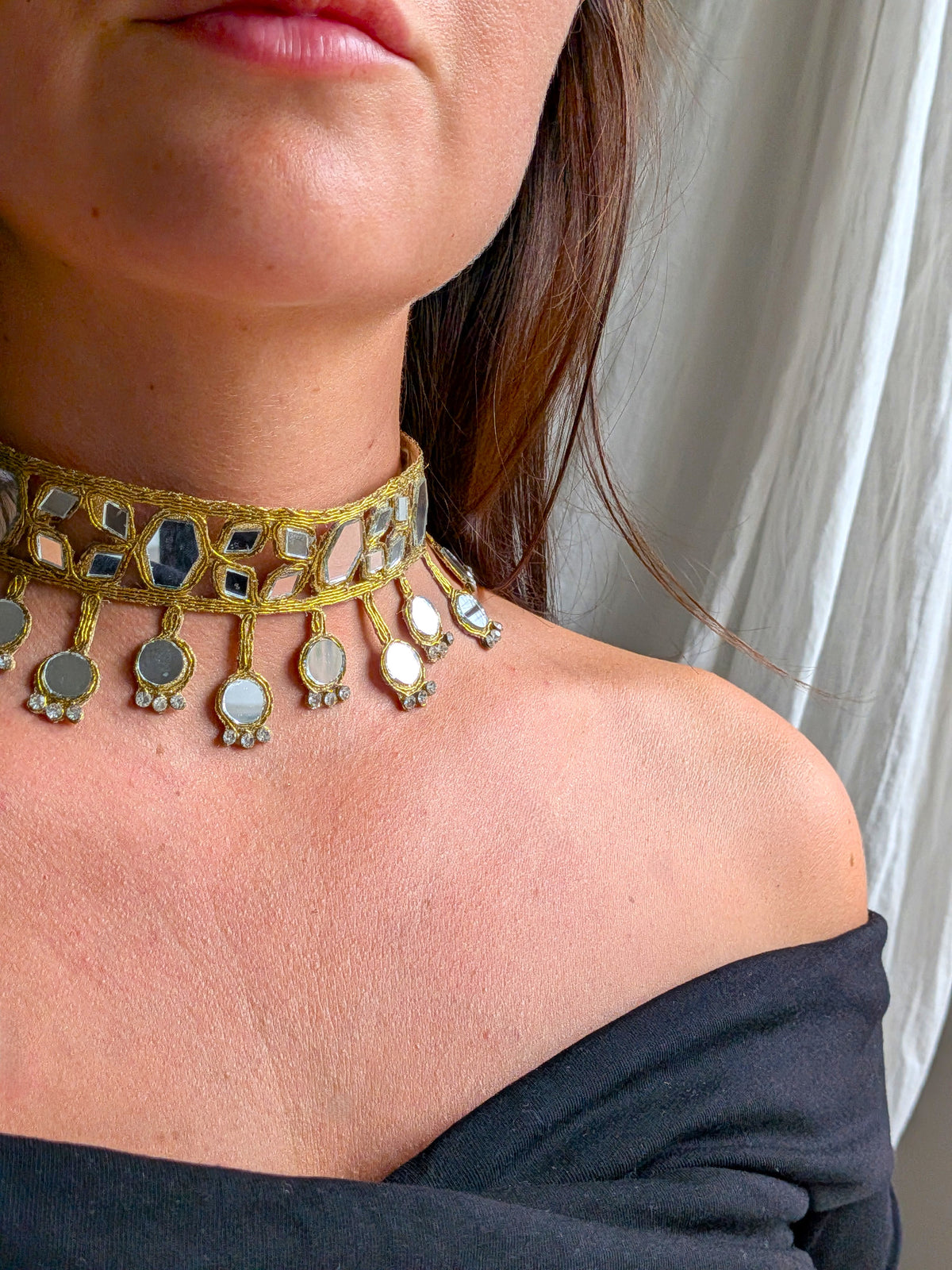 Collana Ciondolini Tondi Pendenti - Oro