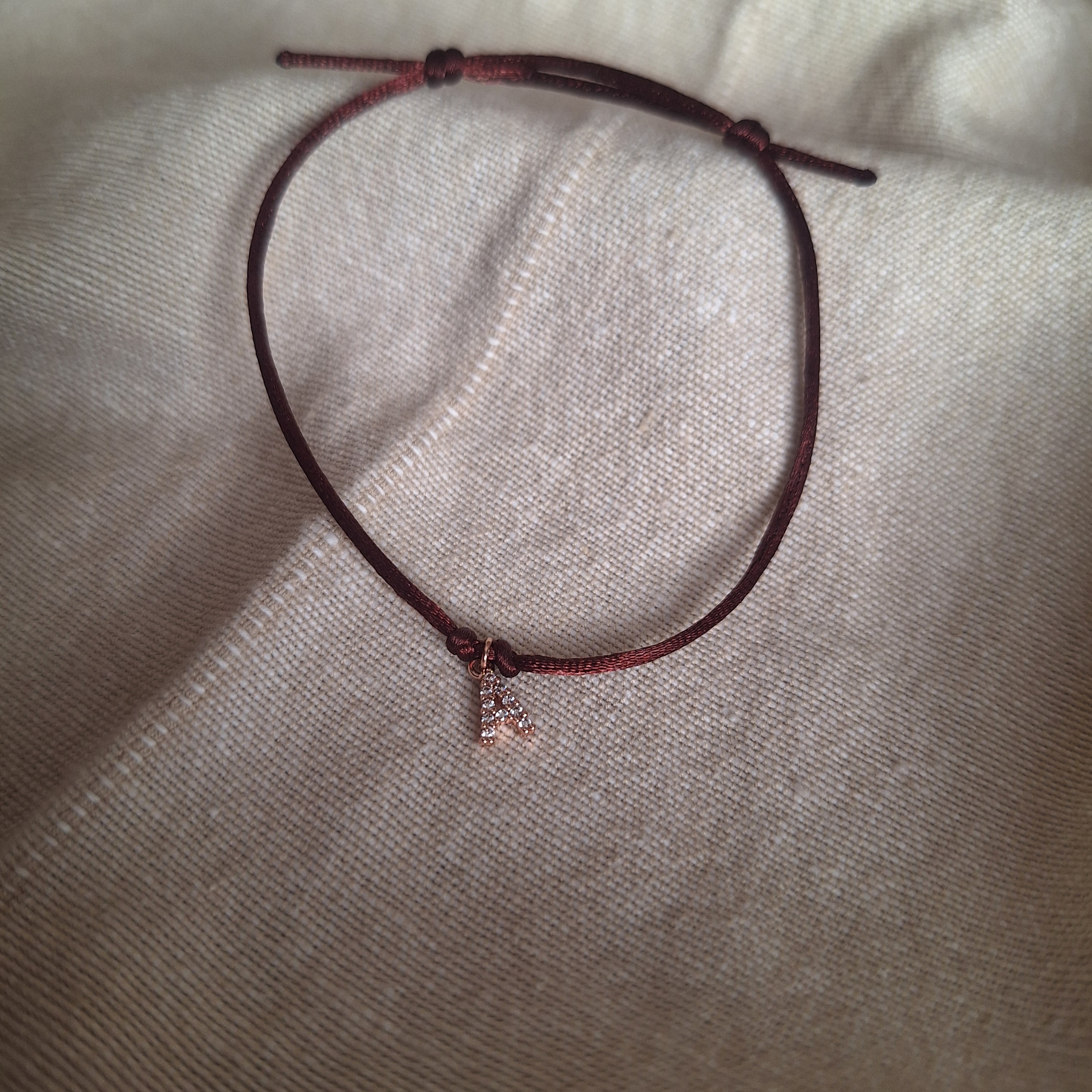 Bracciale letterina - A