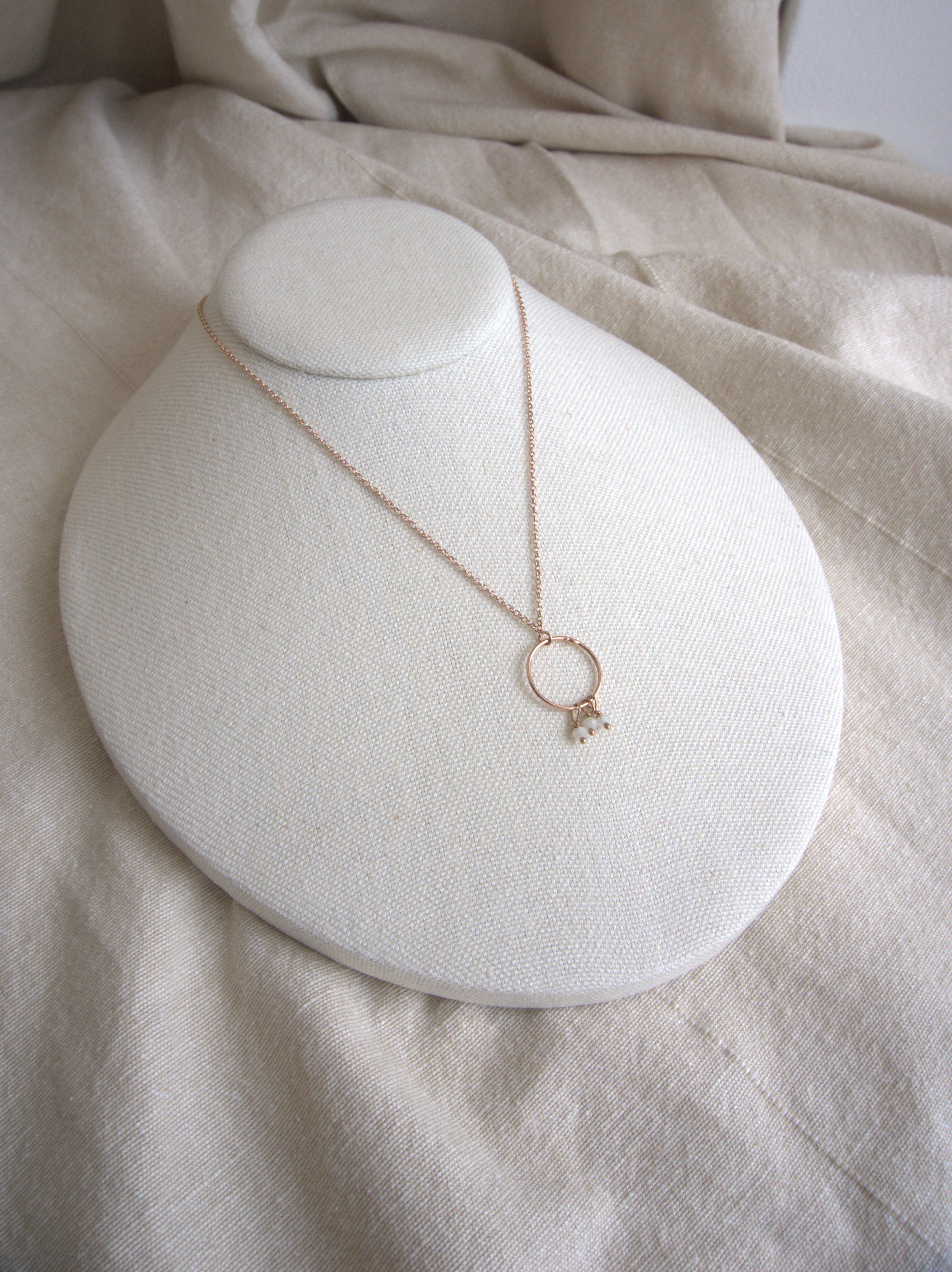 Collana Rivombrosa - agata bianca