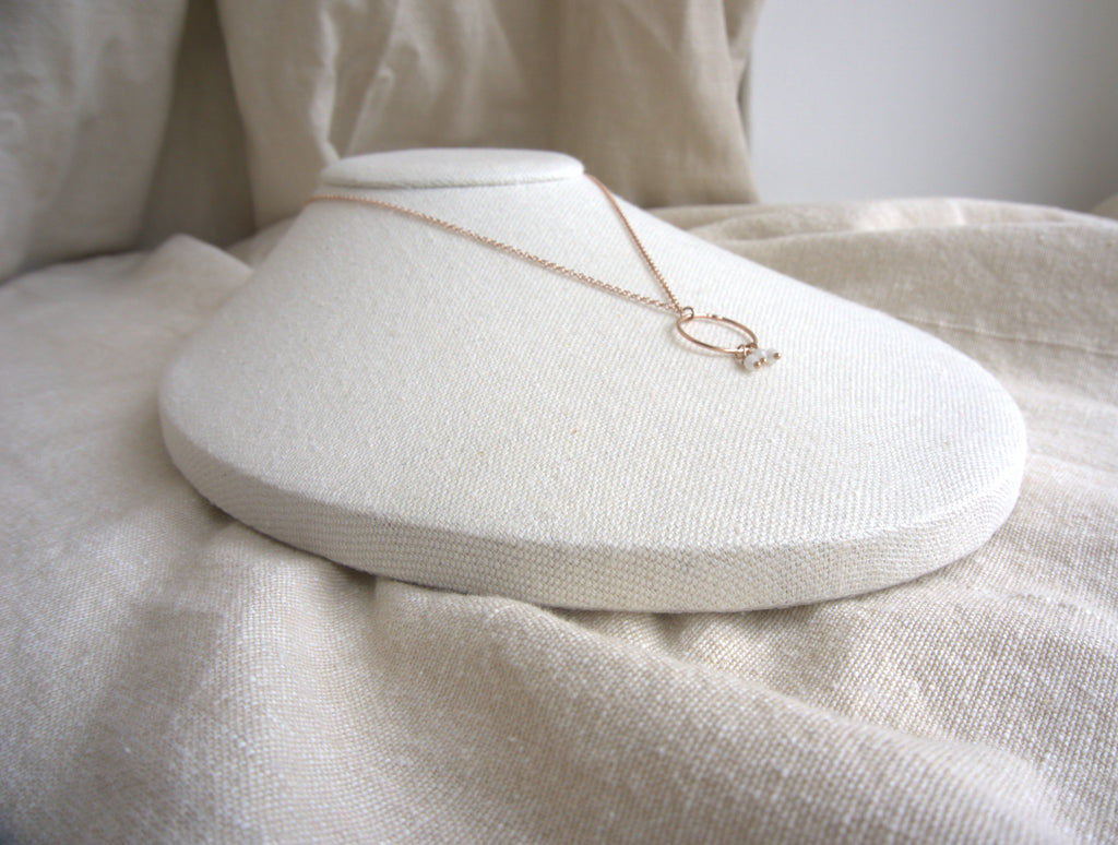 Collana Rivombrosa - agata bianca