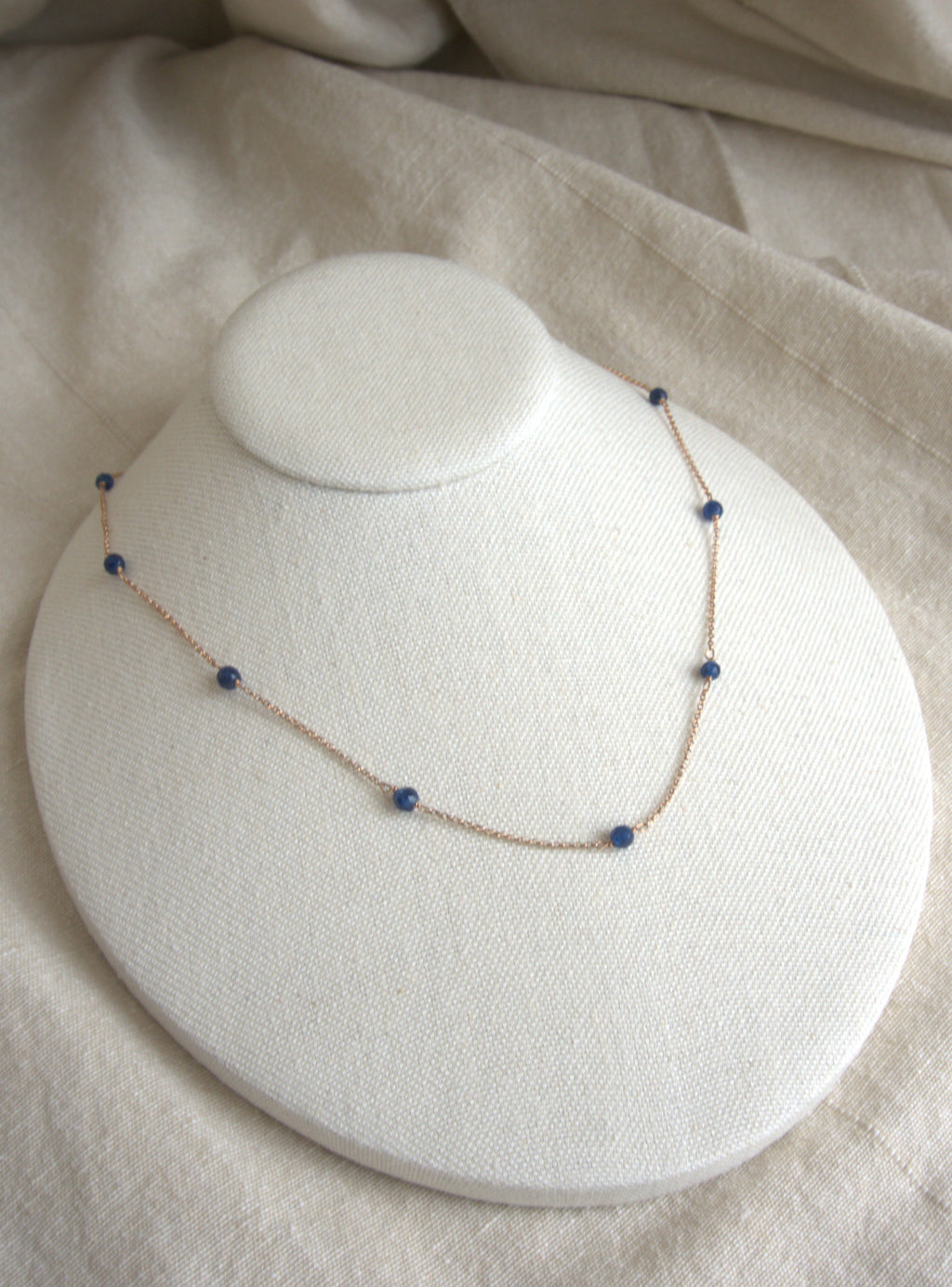 Collana Alternata - agata blu