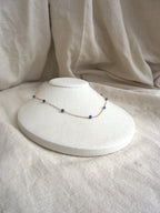 Collana Alternata - agata blu
