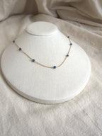 Collana Alternata - agata blu
