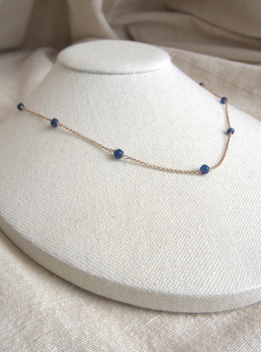 Collana Alternata - agata blu
