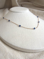 Collana Alternata - agata blu