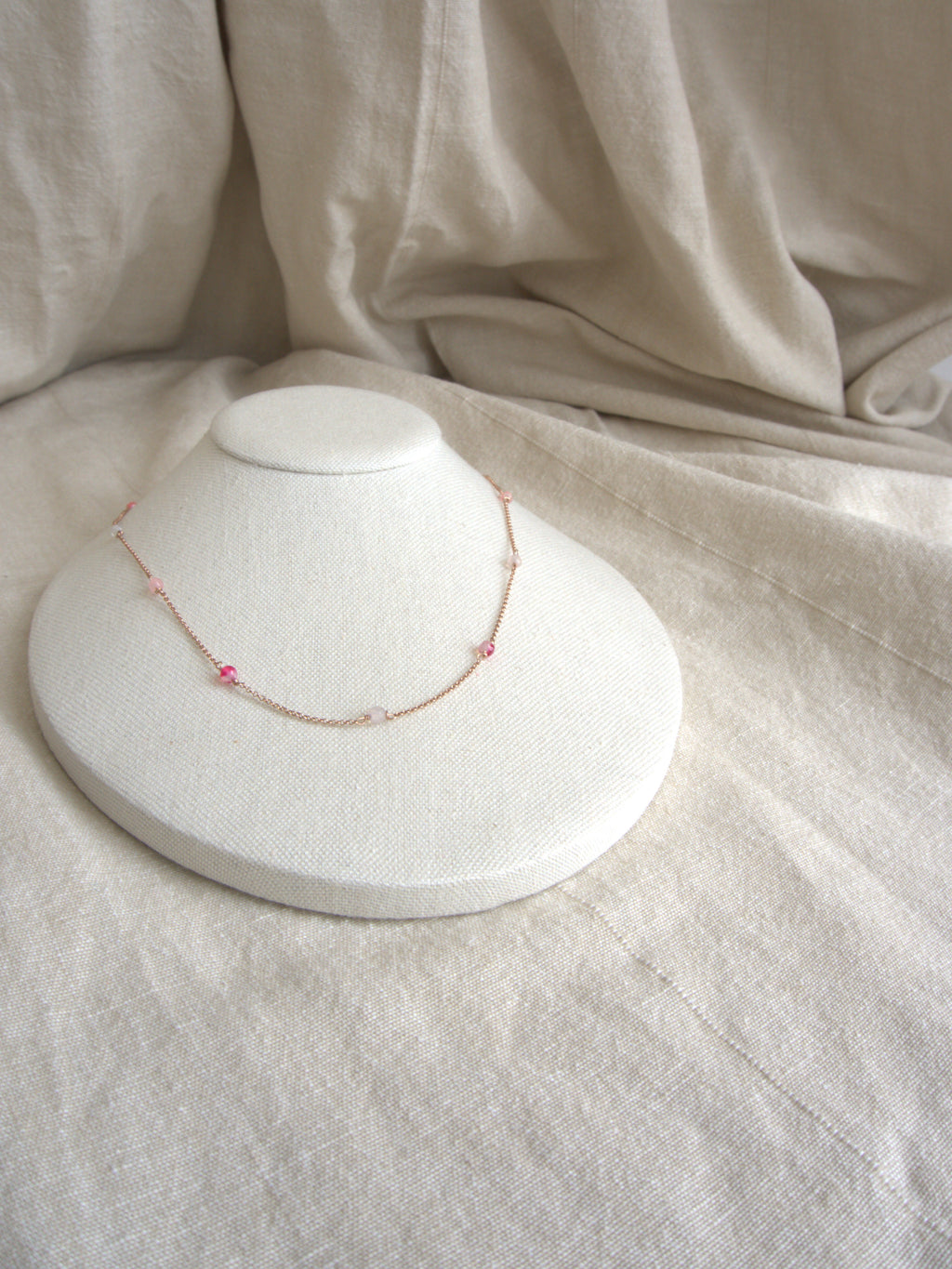 Collana Alternata - agata fucsia