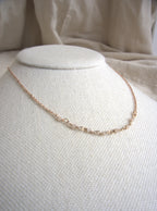 Collana Semi Rosario classico - agata grigia