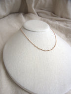 Collana Semi Rosario classico - agata grigia