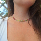 Girocollo Cuoricini - Agata Multicolor