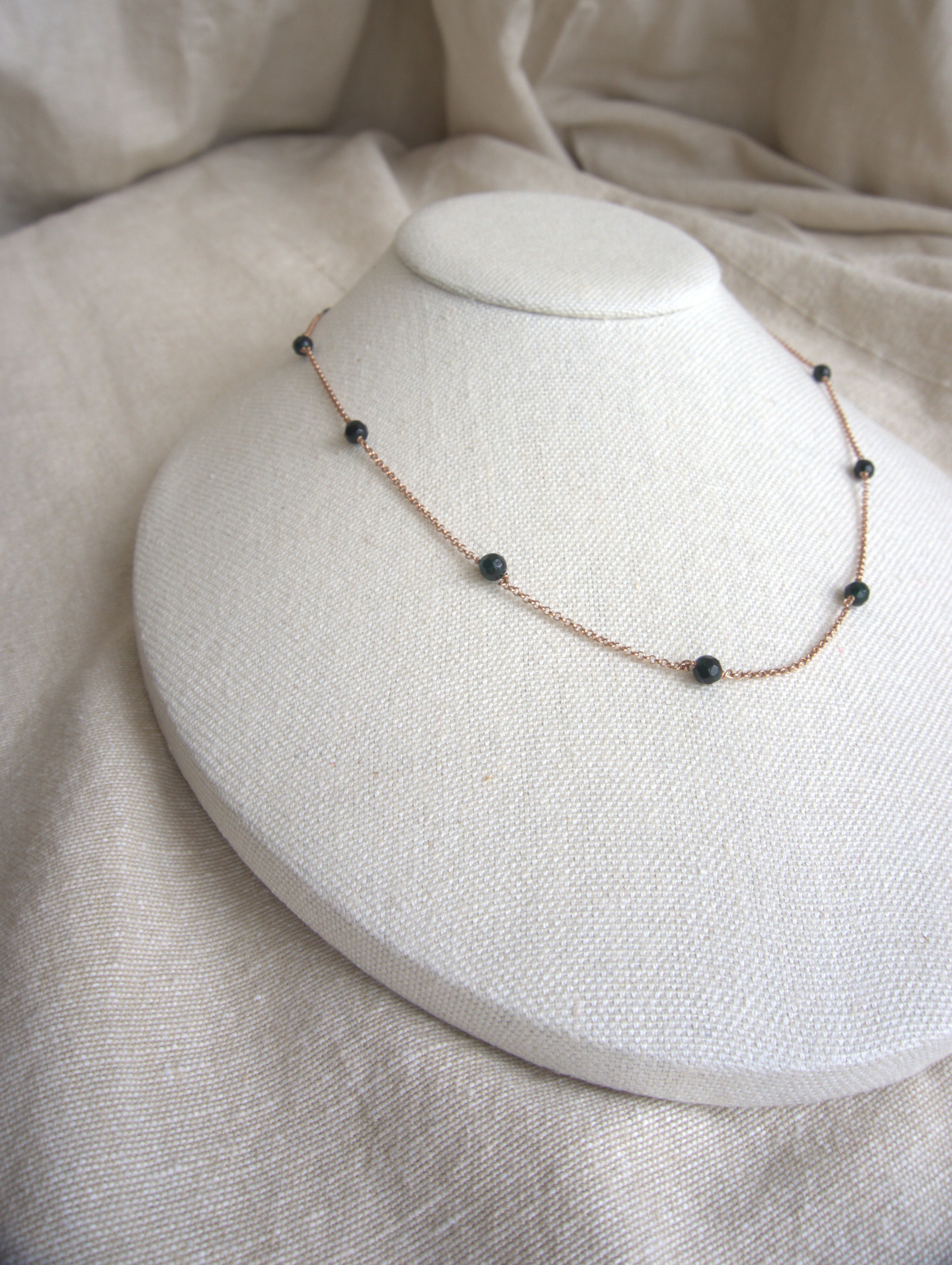 Collana Alternata - agata verde