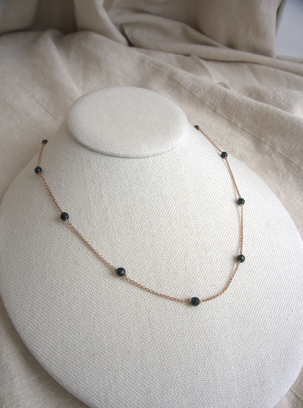 Collana Alternata - agata verde