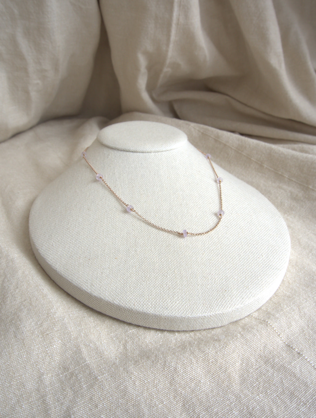 Collana Alternata - ametista rondelle