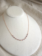Collana Semi Rosario classico - ametista