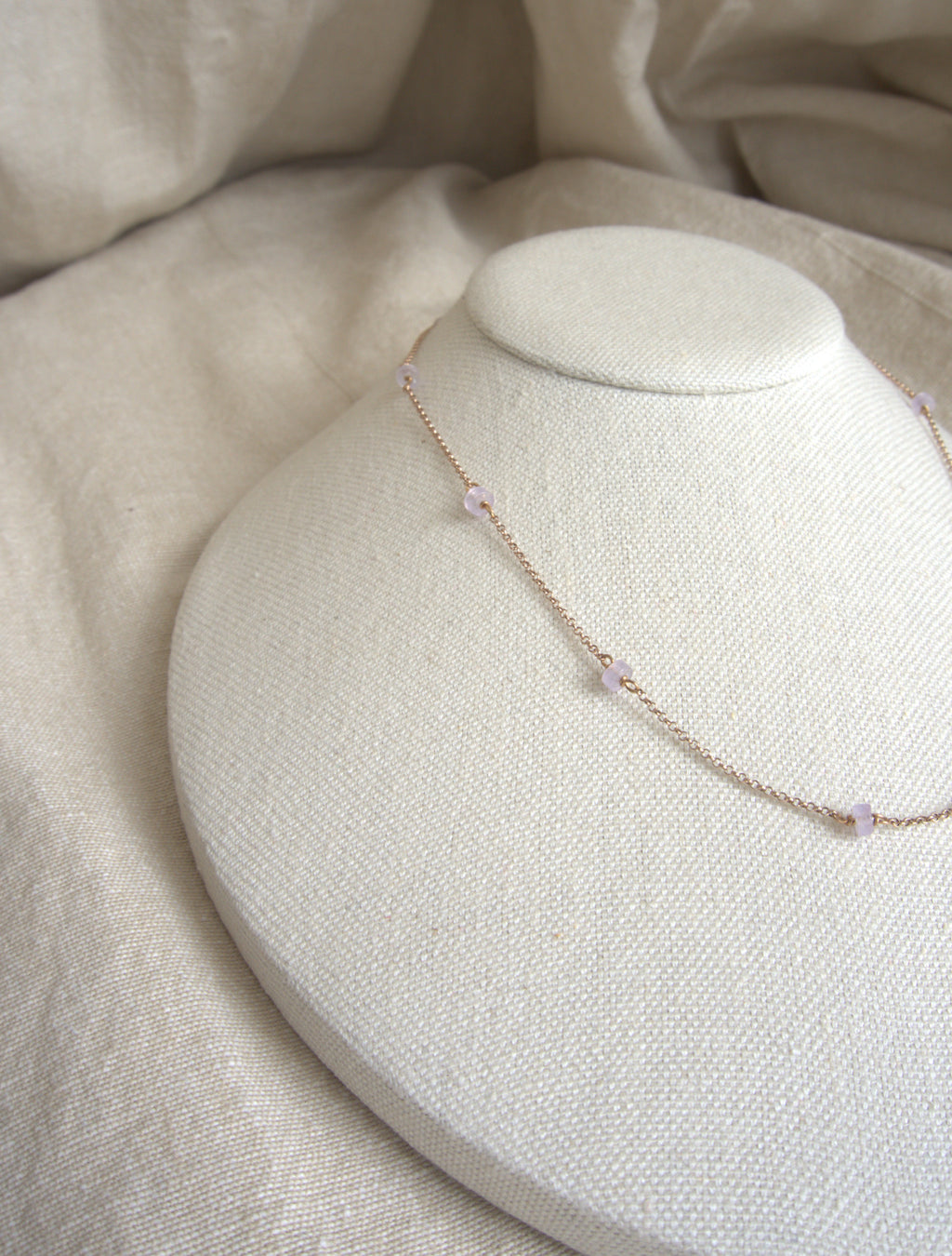 Collana Alternata - ametista rondelle