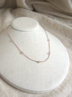 Collana Alternata - ametista rondelle