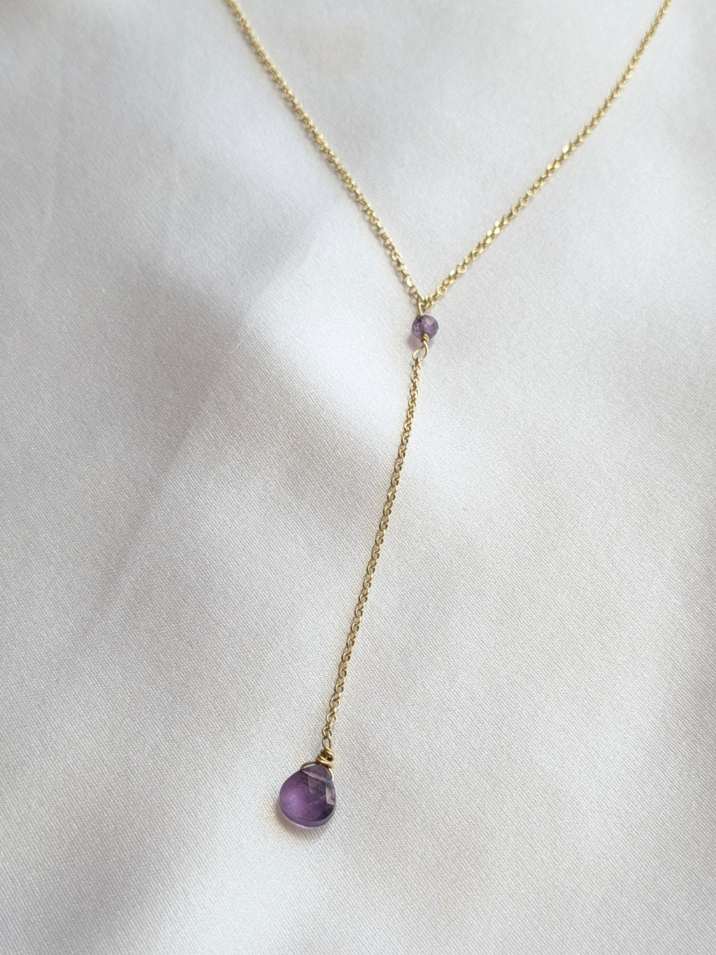 Collana Cascata di Gemme con Ametista