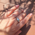 Anello con Zirconi Multicolor