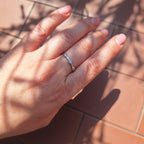 Anello con Zirconi Trasparenti