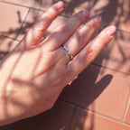 Anello con Zirconi Trasparenti