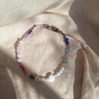 Girocolli Rainbow argento bianco