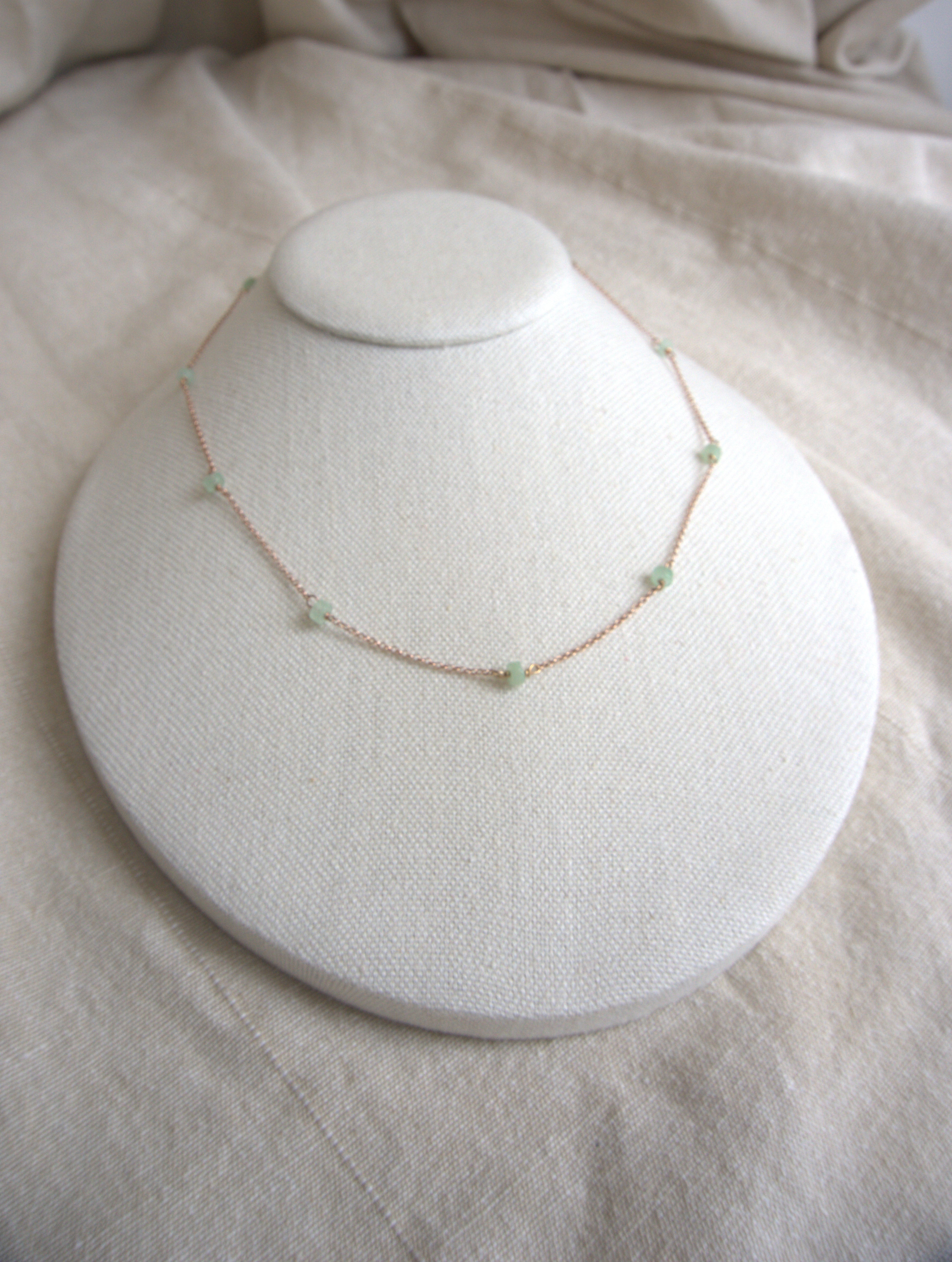 Collana Alternata - avventurina rondelle